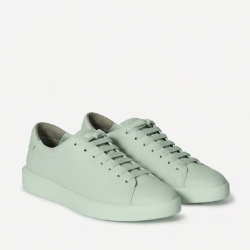 The ReaLeather Tennis Shoe Lily Green